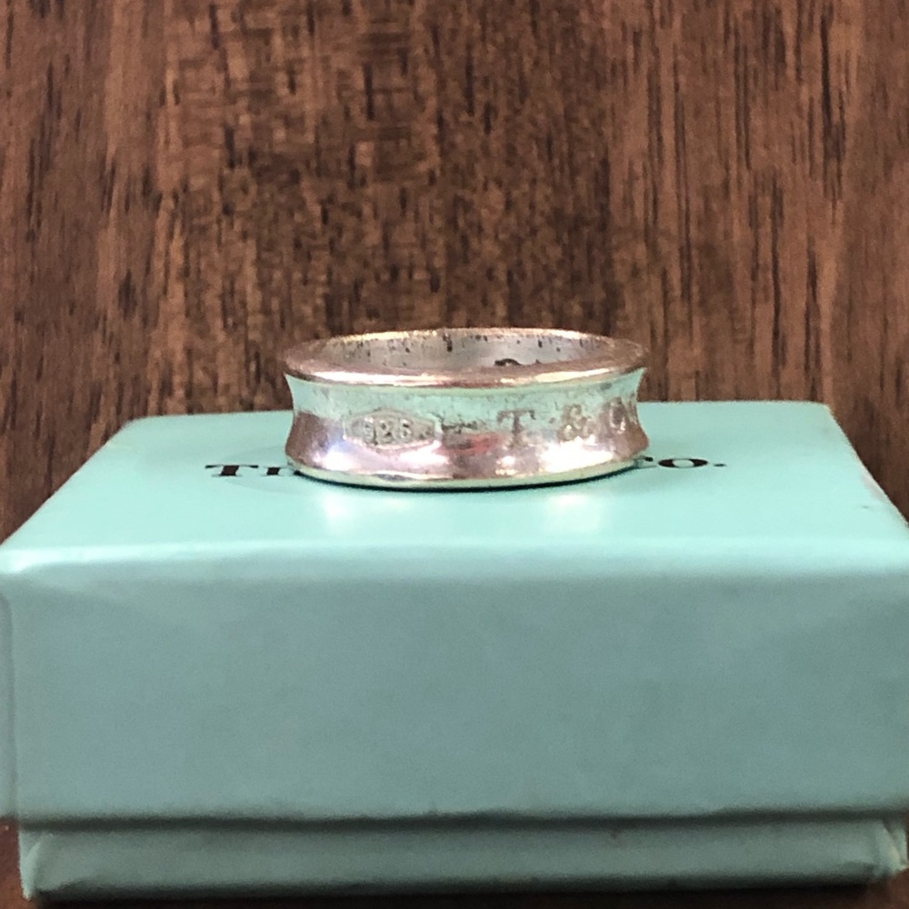 Tiffany And Co Silver Pinky Ring Size 5